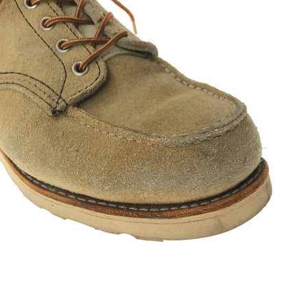 【中古品】【メンズ】 RED WING レッドウィング 90's 6-INCH CLASSIC MOC 8173 クラシック モック ブーツ 刺繍羽タグ 靴 165-260620-rt-15-tagh サイズ：9E カラー：キャメル 万代Net店