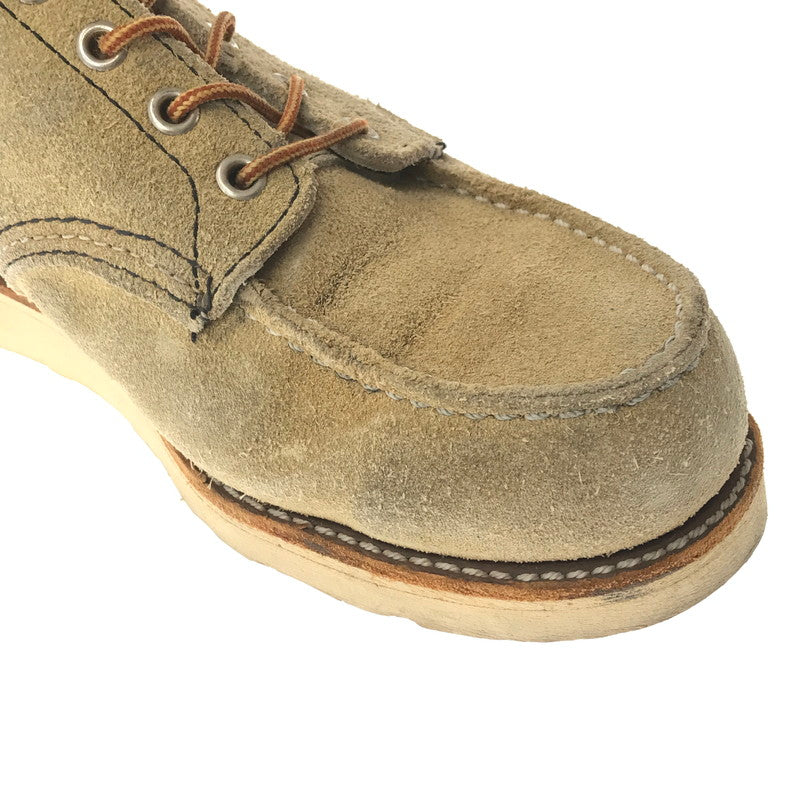 【中古品】【メンズ】 RED WING レッドウィング 90's 6-INCH CLASSIC MOC 8173 クラシック モック ブーツ 刺繍羽タグ 靴 165-260620-rt-15-tagh サイズ：9E カラー：キャメル 万代Net店