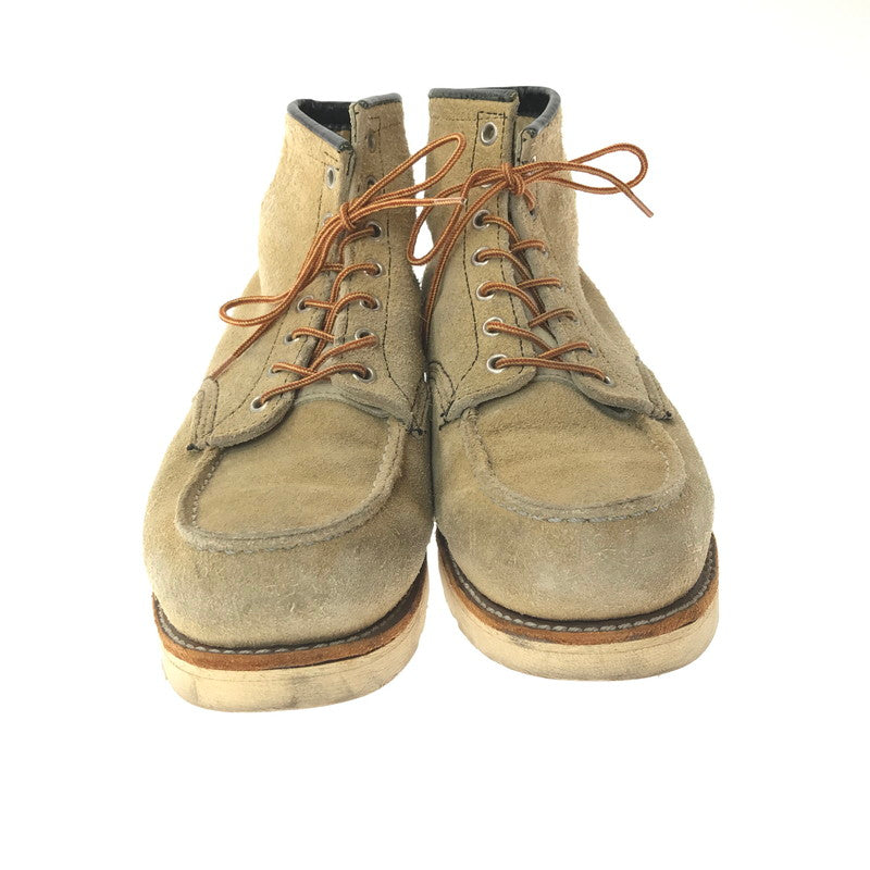 【中古品】【メンズ】 RED WING レッドウィング 90's 6-INCH CLASSIC MOC 8173 クラシック モック ブーツ 刺繍羽タグ 靴 165-260620-rt-15-tagh サイズ：9E カラー：キャメル 万代Net店