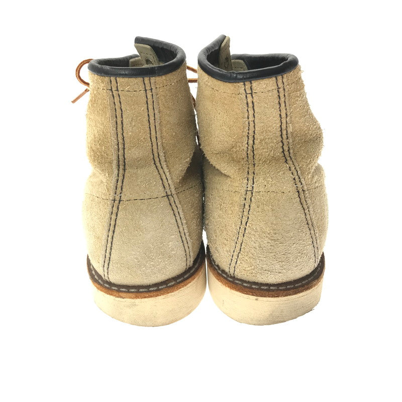 【中古品】【メンズ】 RED WING レッドウィング 90's 6-INCH CLASSIC MOC 8173 クラシック モック ブーツ 刺繍羽タグ 靴 165-260620-rt-15-tagh サイズ：9E カラー：キャメル 万代Net店