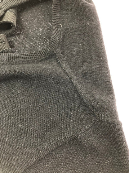 【中古品】【レディース】 GIANNI VERSACE ジャンニ ベルサーチ BEES CARDIGAN ビーズカーディガン トップス 170-260611-rt-30-tagh サイズ：38 カラー：ブラック 万代Net店