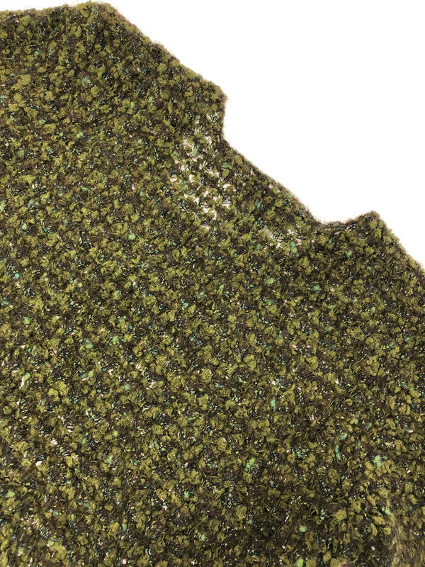 【中古品】【レディース】 CHANEL シャネル MOHAIR CENTERLOGO SS KNIT M8040 モヘア センター ロゴ ニット トップス 183-260619-rt-03-tagh サイズ：38 カラー：グリーン 万代Net店