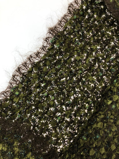 【中古品】【レディース】 CHANEL シャネル MOHAIR CENTERLOGO SS KNIT M8040 モヘア センター ロゴ ニット トップス 183-260619-rt-03-tagh サイズ：38 カラー：グリーン 万代Net店