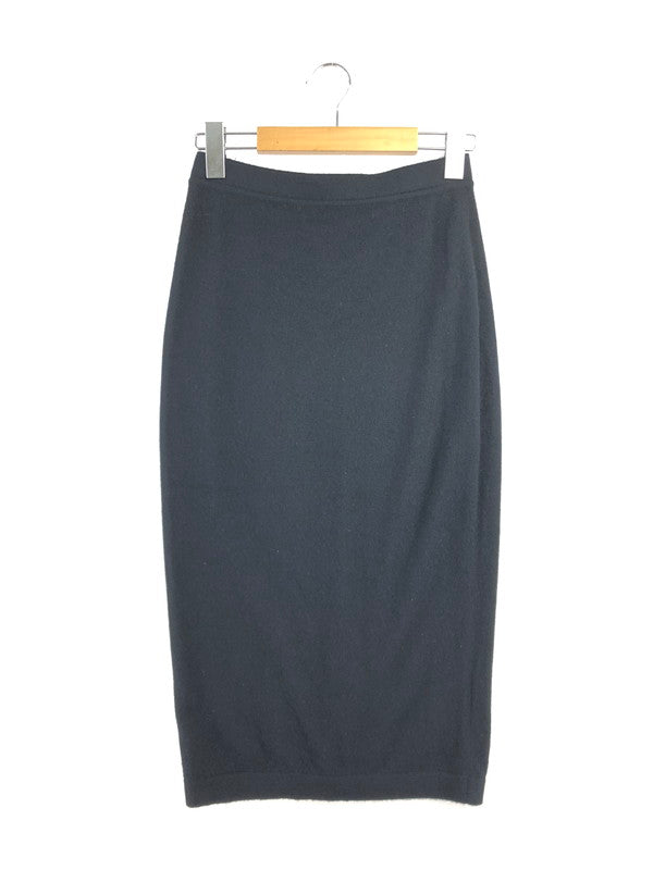 【中古品】【レディース】 CHANEL BOUTIQUE シャネル ブティック CASHMERE SKIRT フランス製 カシミヤ スカート 183-260619-rt-01-tagh サイズ：36 カラー：ブラック 万代Net店