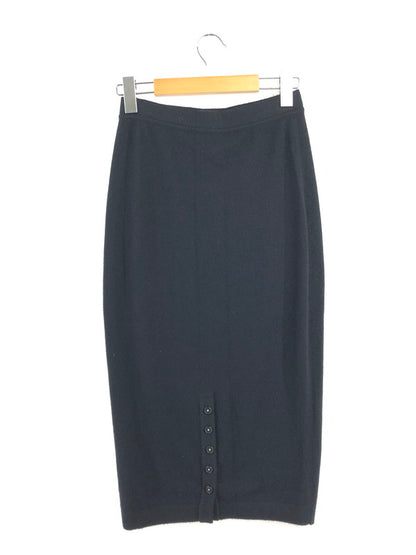 【中古品】【レディース】 CHANEL BOUTIQUE シャネル ブティック CASHMERE SKIRT フランス製 カシミヤ スカート 183-260619-rt-01-tagh サイズ：36 カラー：ブラック 万代Net店