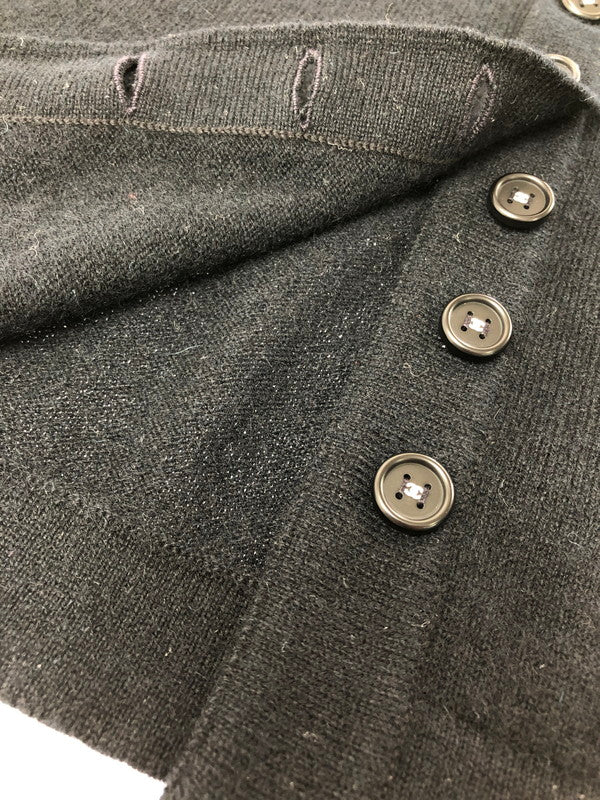 【中古品】【レディース】 CHANEL BOUTIQUE シャネル ブティック CASHMERE SKIRT フランス製 カシミヤ スカート 183-260619-rt-01-tagh サイズ：36 カラー：ブラック 万代Net店