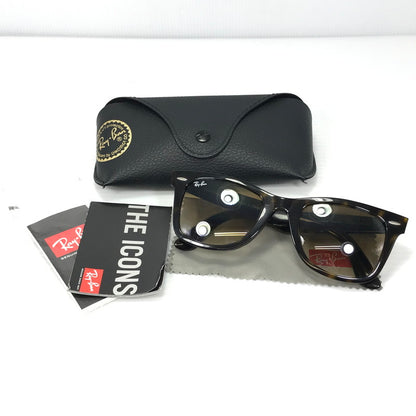 【中古品】【メンズ】 RAY-BAN レイバン ORIGINAL WAYFARER CLASSIC RB2140-F オリジナル ウェイファーラー クラシック サングラス アイウェア アクセサリー 203-260608-na-02-tagh サイズ：52ロ22 150 カラー：ブラウン系 万代Net店