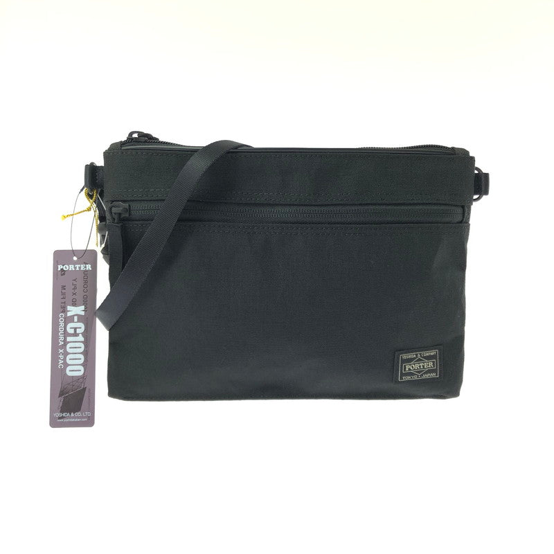 【中古美品】【メンズ】 PORTER ポーター HYBRID SACOSH 737-17820 ハイブリッド サコッシュ ショルダーバッグ カバン 188-260616-na-06-tagh カラー：ブラック 万代Net店