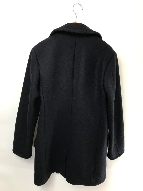 【中古品】【メンズ】 BUZZ RICKSON'S バズリクソンズ PEA-COAT "LONG MODEL WOOL LINING NAVAL CLOTHING FACTORY" BR14146 ロング ピーコート アウター 145-260621-na-14-tagh サイズ：38 カラー：ネイビー 万代Net店