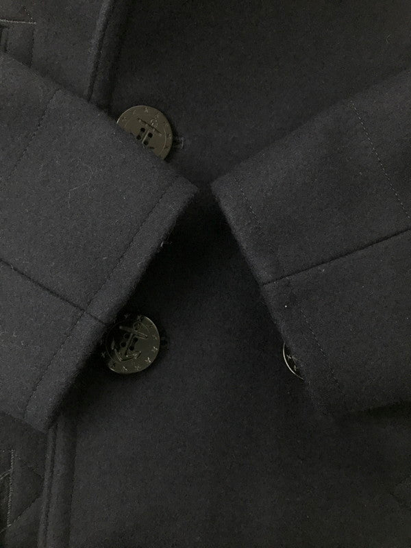 【中古品】【メンズ】 BUZZ RICKSON'S バズリクソンズ PEA-COAT "LONG MODEL WOOL LINING NAVAL CLOTHING FACTORY" BR14146 ロング ピーコート アウター 145-260621-na-14-tagh サイズ：38 カラー：ネイビー 万代Net店