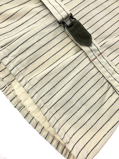【中古品】【メンズ】 SUGAR CANE シュガー ケーン WHITE WABASH STRIPE WORK VEST LOT.022 ホワイト ワボッシュ ワーク ストライプ ベスト トップス 145-260611-rt-12-tagh サイズ：36 カラー：アイボリー 万代Net店