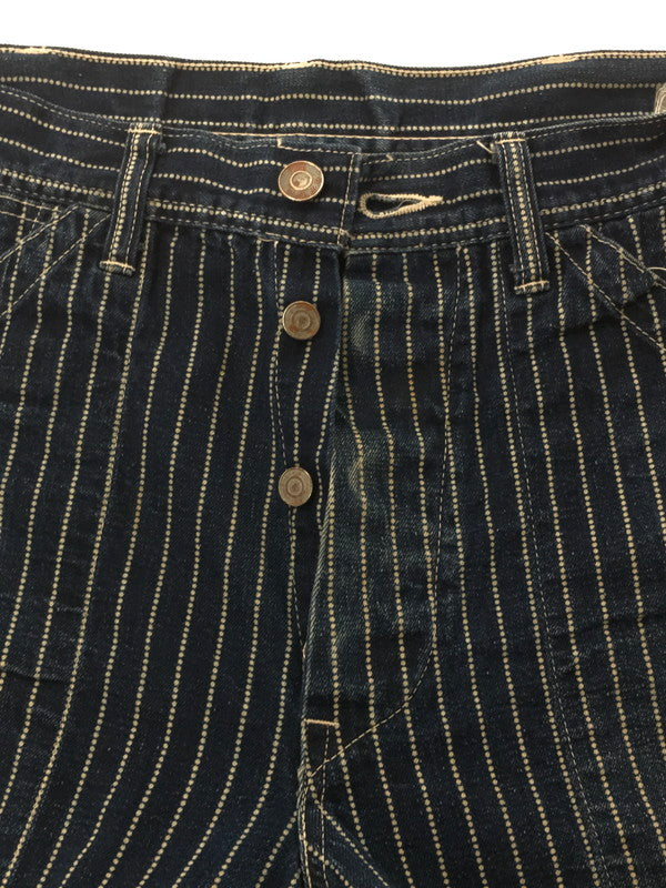 【中古品】【メンズ】 SUGAR CANE シュガー ケーン 9OZ. WABASH STRIPE ENGINEER PANTS SC40786 ワボッシュ ストライプ エンジニア パンツ ボトムス 156-260709-rt-03-tag サイズ：W30 L32 カラー：インディゴ 万代Net店