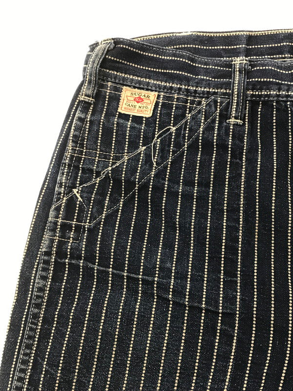 【中古品】【メンズ】 SUGAR CANE シュガー ケーン 9OZ. WABASH STRIPE ENGINEER PANTS SC40786 ワボッシュ ストライプ エンジニア パンツ ボトムス 156-260709-rt-03-tag サイズ：W30 L32 カラー：インディゴ 万代Net店