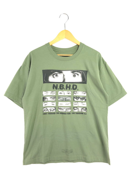 【中古品】【メンズ】 NEIGHBORHOOD ネイバーフッド EYE DESIGN TEE アイ デザイン Tシャツ トップス 142-260611-rt-25-tagh サイズ：S カラー：グリーン 万代Net店