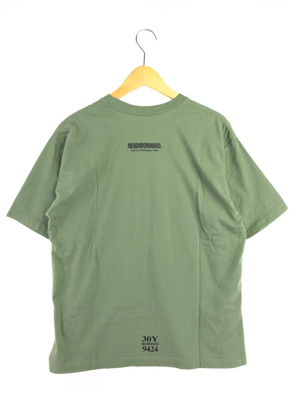 【中古品】【メンズ】 NEIGHBORHOOD ネイバーフッド EYE DESIGN TEE アイ デザイン Tシャツ トップス 142-260611-rt-25-tagh サイズ：S カラー：グリーン 万代Net店