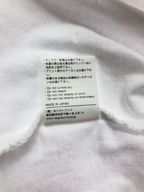【中古品】【メンズ】 NEIGHBORHOOD ネイバーフッド ×REBEL DREAD レベル ドレッド SS TEE 文化衝突 ショートスリーブ Tシャツ トップス 142-260611-rt-24-tagh サイズ：M カラー：ホワイト 万代Net店