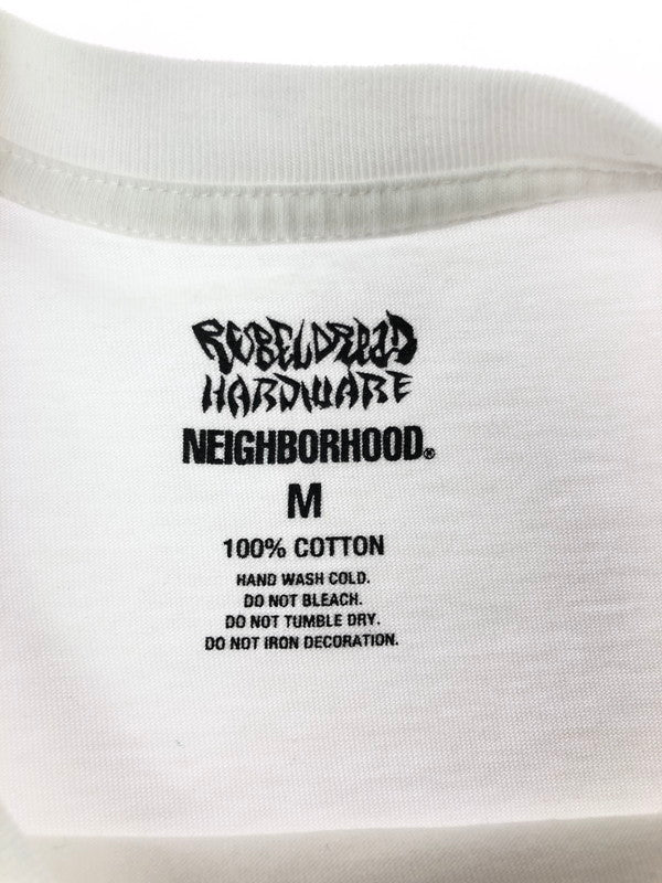 【中古品】【メンズ】 NEIGHBORHOOD ネイバーフッド ×REBEL DREAD レベル ドレッド SS TEE 文化衝突 ショートスリーブ Tシャツ トップス 142-260611-rt-24-tagh サイズ：M カラー：ホワイト 万代Net店