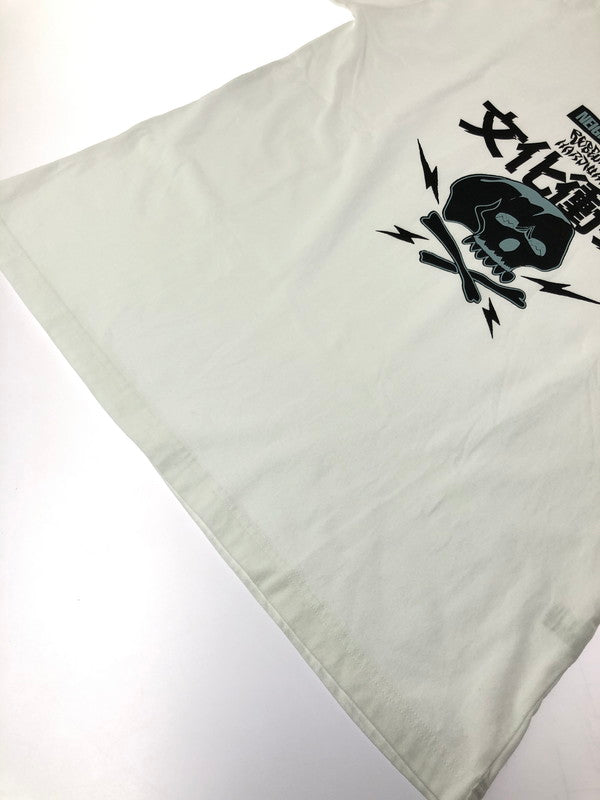 【中古品】【メンズ】 NEIGHBORHOOD ネイバーフッド ×REBEL DREAD レベル ドレッド SS TEE 文化衝突 ショートスリーブ Tシャツ トップス 142-260611-rt-24-tagh サイズ：M カラー：ホワイト 万代Net店