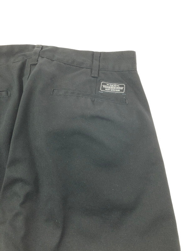 【中古品】【メンズ】 NEIGHBORHOOD ネイバーフッド 18AW WORK PANTS 182SPNH-PTM02 ワーク パンツ ボトムス 153-260624-rt-14-tagh サイズ：M カラー：ブラック 万代Net店
