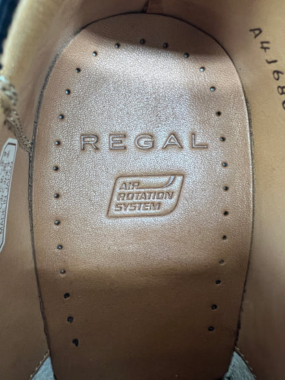 【中古品】【メンズ】 REGAL リーガル STRAIGHT CHIP BUSINESS SHOES 21GR ストレートチップ ビジネスシューズ 革靴 178-260706-kk-02-hon サイズ：25 1/2 カラー：ブラック 万代Net店