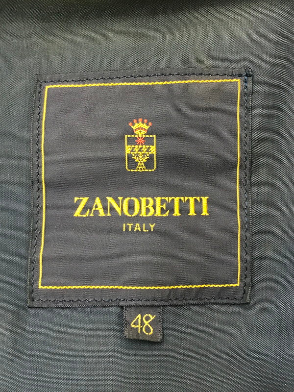 【現状渡し品】【メンズ】 ZANOBETTI ザノレッティ DENIM JACKET デニムジャケット ライトアウター 146-260707-na-05-tagh サイズ：48 カラー：インディゴ 万代Net店