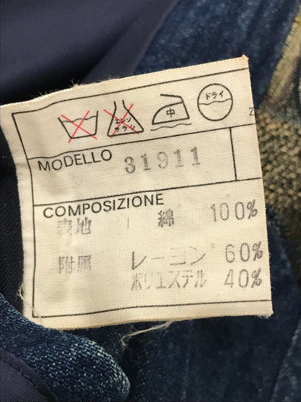 【現状渡し品】【メンズ】 ZANOBETTI ザノレッティ DENIM JACKET デニムジャケット ライトアウター 146-260707-na-05-tagh サイズ：48 カラー：インディゴ 万代Net店