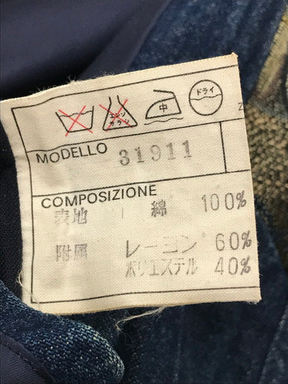【現状渡し品】【メンズ】 ZANOBETTI ザノレッティ DENIM JACKET デニムジャケット ライトアウター 146-260707-na-05-tagh サイズ：48 カラー：インディゴ 万代Net店