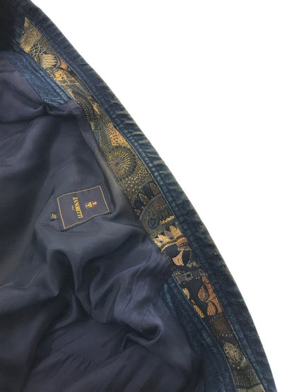 【現状渡し品】【メンズ】 ZANOBETTI ザノレッティ DENIM JACKET デニムジャケット ライトアウター 146-260707-na-05-tagh サイズ：48 カラー：インディゴ 万代Net店