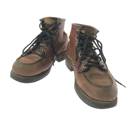 【現状渡し品】【メンズ】 RED WING レッドウィング 6-INCH CLASSIC MOC BOOTS 8875 6インチ クラシック モック ブーツ USA製 靴 164-260701-na-21-tagh サイズ：25.5cm US 7 1/2 カラー：ブラウン系 万代Net店