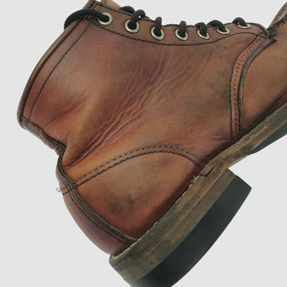 【現状渡し品】【メンズ】 RED WING レッドウィング 6-INCH CLASSIC MOC BOOTS 8875 6インチ クラシック モック ブーツ USA製 靴 164-260701-na-21-tagh サイズ：25.5cm US 7 1/2 カラー：ブラウン系 万代Net店