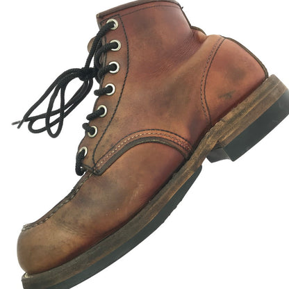 【現状渡し品】【メンズ】 RED WING レッドウィング 6-INCH CLASSIC MOC BOOTS 8875 6インチ クラシック モック ブーツ USA製 靴 164-260701-na-21-tagh サイズ：25.5cm US 7 1/2 カラー：ブラウン系 万代Net店