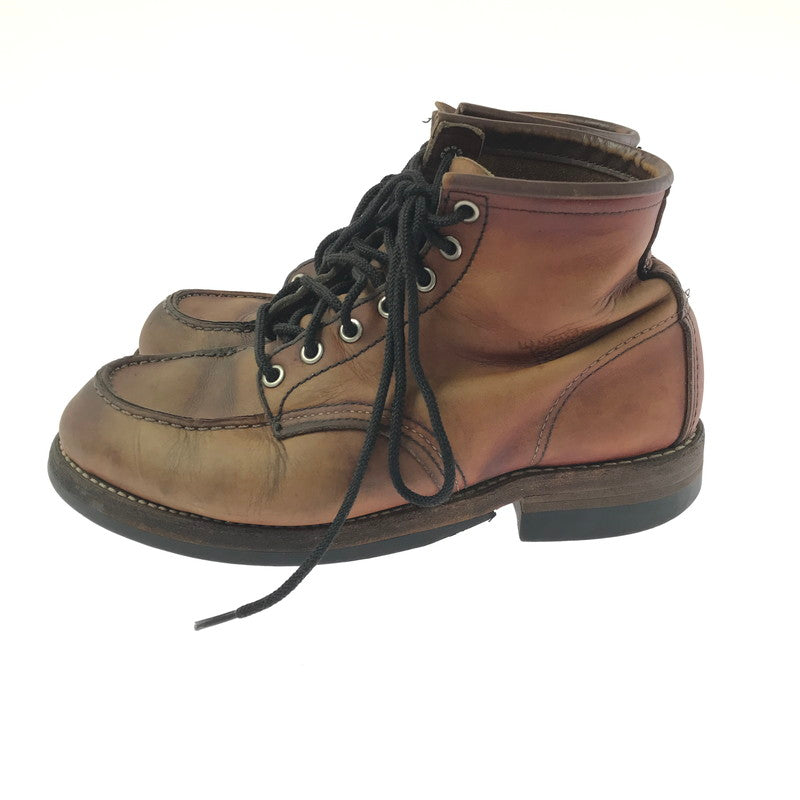 【現状渡し品】【メンズ】 RED WING レッドウィング 6-INCH CLASSIC MOC BOOTS 8875 6インチ クラシック モック ブーツ USA製 靴 164-260701-na-21-tagh サイズ：25.5cm US 7 1/2 カラー：ブラウン系 万代Net店