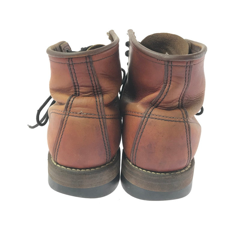 【現状渡し品】【メンズ】 RED WING レッドウィング 6-INCH CLASSIC MOC BOOTS 8875 6インチ クラシック モック ブーツ USA製 靴 164-260701-na-21-tagh サイズ：25.5cm US 7 1/2 カラー：ブラウン系 万代Net店