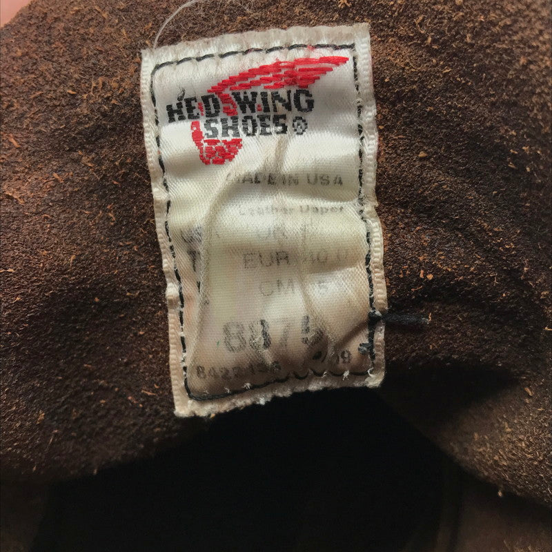【現状渡し品】【メンズ】 RED WING レッドウィング 6-INCH CLASSIC MOC BOOTS 8875 6インチ クラシック モック ブーツ USA製 靴 164-260701-na-21-tagh サイズ：25.5cm US 7 1/2 カラー：ブラウン系 万代Net店
