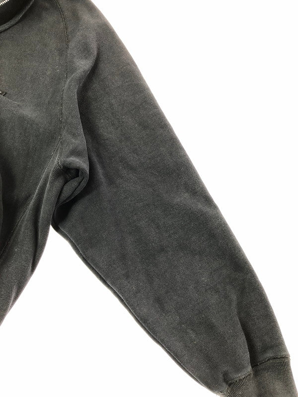 【中古品】【メンズ】 HUF ハフ SMALL LOGO HALF ZIP PULLOVER HOODIE スモール ロゴ ハーフジップ プルオーバー フーディー パーカー トップス 142-260611-rt-18-tagh サイズ：M カラー：ブラック 万代Net店