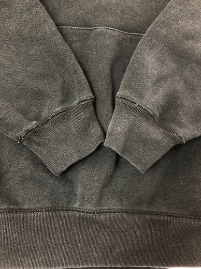 【中古品】【メンズ】 HUF ハフ SMALL LOGO HALF ZIP PULLOVER HOODIE スモール ロゴ ハーフジップ プルオーバー フーディー パーカー トップス 142-260611-rt-18-tagh サイズ：M カラー：ブラック 万代Net店