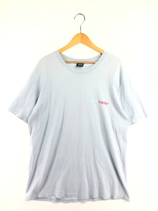 【中古品】【メンズ】 STUSSY ステューシー POSITIVE VIBRATION TEE ポジティブ バイブレーション Tシャツ トップス 142-260611-rt-23-tagh サイズ：L カラー：ブルー 万代Net店