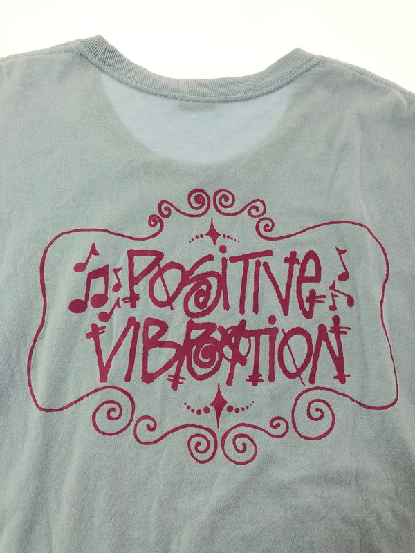 【中古品】【メンズ】 STUSSY ステューシー POSITIVE VIBRATION TEE ポジティブ バイブレーション Tシャツ トップス 142-260611-rt-23-tagh サイズ：L カラー：ブルー 万代Net店