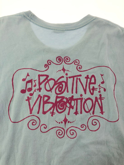 【中古品】【メンズ】 STUSSY ステューシー POSITIVE VIBRATION TEE ポジティブ バイブレーション Tシャツ トップス 142-260611-rt-23-tagh サイズ：L カラー：ブルー 万代Net店