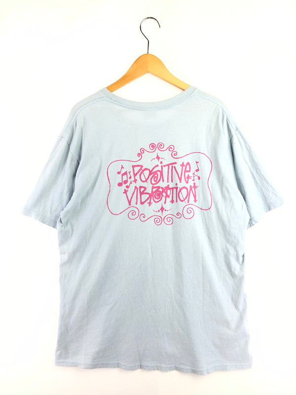 【中古品】【メンズ】 STUSSY ステューシー POSITIVE VIBRATION TEE ポジティブ バイブレーション Tシャツ トップス 142-260611-rt-23-tagh サイズ：L カラー：ブルー 万代Net店
