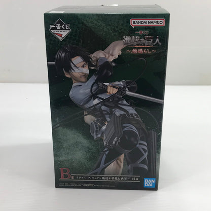 【中古美品】 BANDAI バンダイ 一番くじ 進撃の巨人〜地鳴らし〜 B賞リヴァイ C賞ハンジ フィギュアセット 052-260605-YY-03-tag 万代Net店