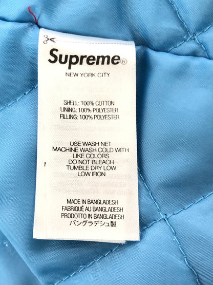 【中古品】【メンズ】 SUPREME シュプリーム 26SS QUILTED LINED FLANNEL SNAP SHIRT フランネル シャツ 長袖シャツ トップス 149-260610-rt-06-tagh サイズ：L カラー：グリーン系 万代Net店