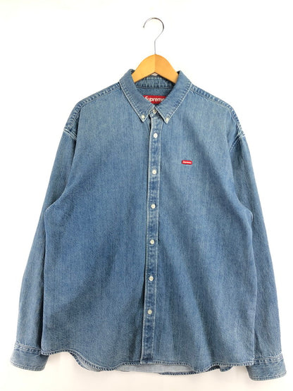 【中古品】【メンズ】 SUPREME シュプリーム 23FW SMALL BOX DENIM SHIRT スモール ボックス デニム シャツ 長袖シャツ トップス 149-260610-rt-05-tagh サイズ：L カラー：インディゴ 万代Net店