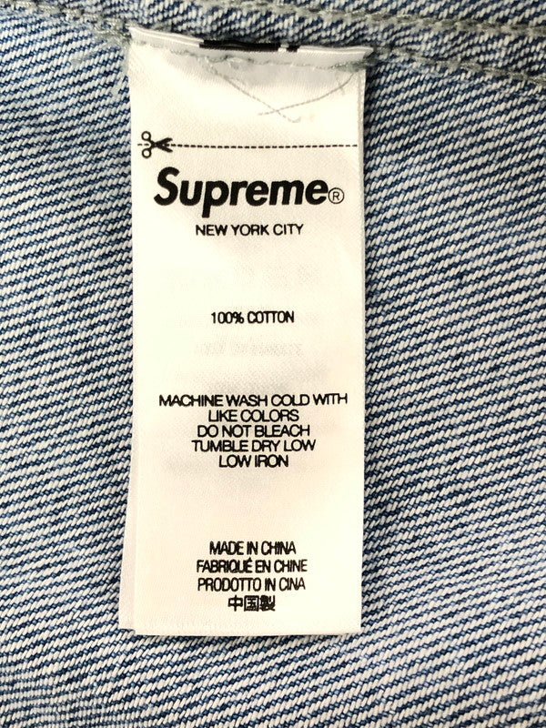 【中古品】【メンズ】 SUPREME シュプリーム 23FW SMALL BOX DENIM SHIRT スモール ボックス デニム シャツ 長袖シャツ トップス 149-260610-rt-05-tagh サイズ：L カラー：インディゴ 万代Net店