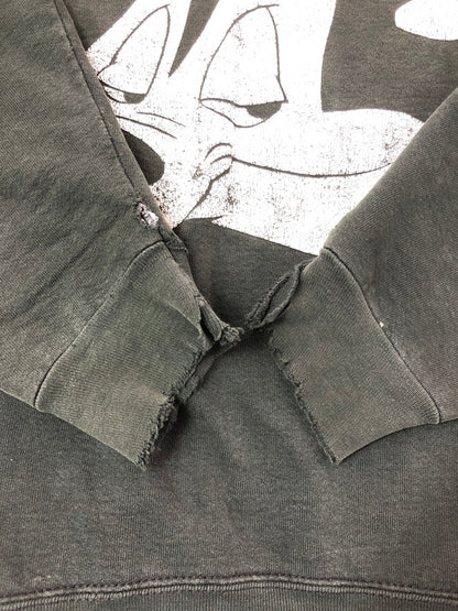 【現状渡し品】【メンズ】 ACME CLOTHING アクメ クロージング × WARNER BROS ワーナー ブラザーズ 90's PEPE LE PEW SWEATSHIRT スウェットシャツ 146-260611-rt-28-tagh サイズ：不明 下記参照 カラー：ブラック 万代Net店