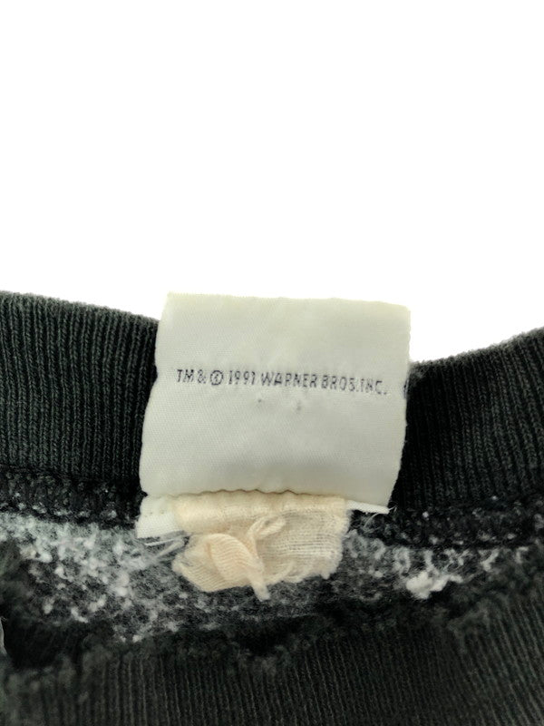 【現状渡し品】【メンズ】 ACME CLOTHING アクメ クロージング × WARNER BROS ワーナー ブラザーズ 90's PEPE LE PEW SWEATSHIRT スウェットシャツ 146-260611-rt-28-tagh サイズ：不明 下記参照 カラー：ブラック 万代Net店