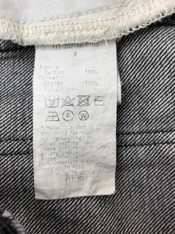 【中古品】【メンズ】 TTT MSW ティー モダンストリートウェア NEW STANDARD DENIM PANTS TTT-2021AW-PT05 ニュー スタンダード デニム パンツ ジーンズ 153-260624-rt-20-tagh サイズ：M カラー：インディゴ 万代Net店
