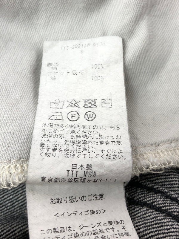 【中古品】【メンズ】 TTT MSW ティー モダンストリートウェア NEW STANDARD DENIM PANTS TTT-2021AW-PT05 ニュー スタンダード デニム パンツ ジーンズ 153-260624-rt-20-tagh サイズ：M カラー：インディゴ 万代Net店