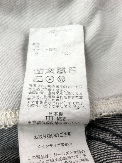 【中古品】【メンズ】 TTT MSW ティー モダンストリートウェア NEW STANDARD DENIM PANTS TTT-2021AW-PT05 ニュー スタンダード デニム パンツ ジーンズ 153-260624-rt-20-tagh サイズ：M カラー：インディゴ 万代Net店