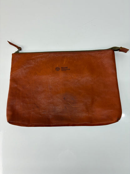 【現状渡し品】【メンズ】 SLOW スロウ LEATHER CLUTCH BAG レザー クラッチバッグ カバン 178-260705-kk-19-hon カラー：ブラウン 万代Net店